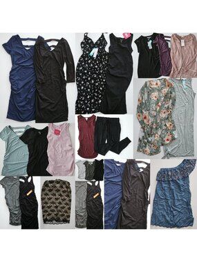 Boutique Maternity XS tee Top Shirt Dress Skirt Lot